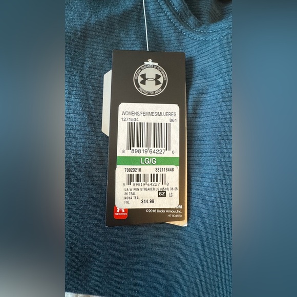 UNDER ARMOUR NWT Run Streaker LS - Picture 4 of 6